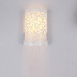Lumină metalică modernă contemporană cu montare încastrabilă și împrăștiere pe tavan, cu aplice de perete