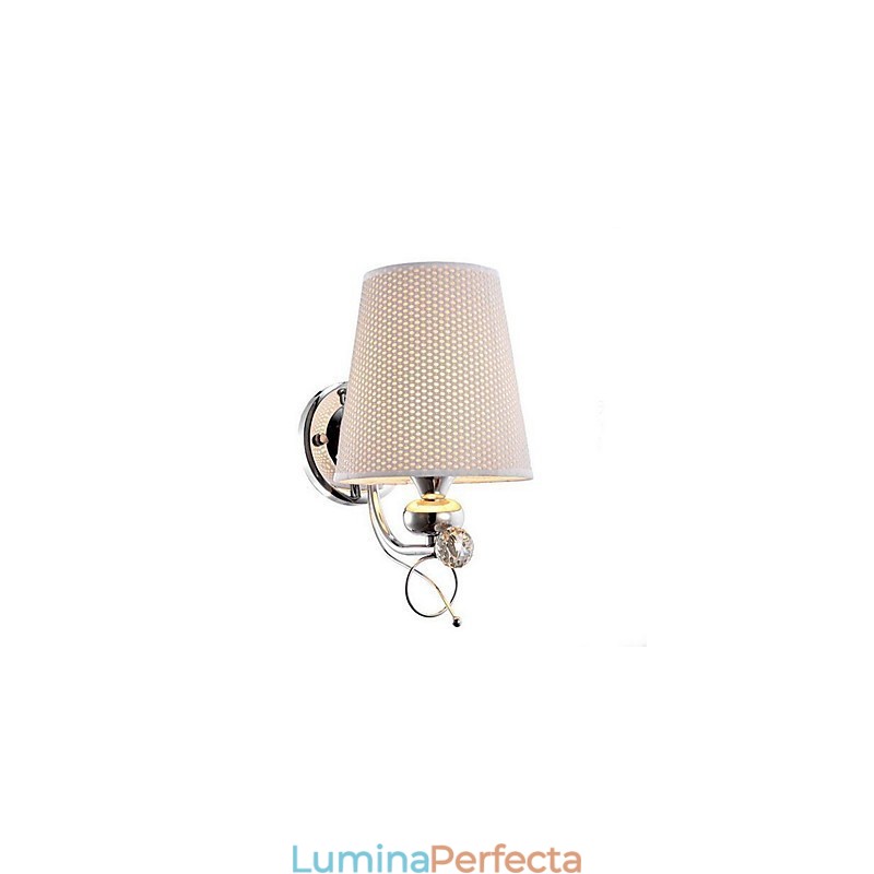 Aplice de perete cu lumini în sus cu electroplacare, modernă, contemporană