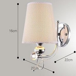 Aplice de perete cu lumini în sus cu electroplacare, modernă, contemporană