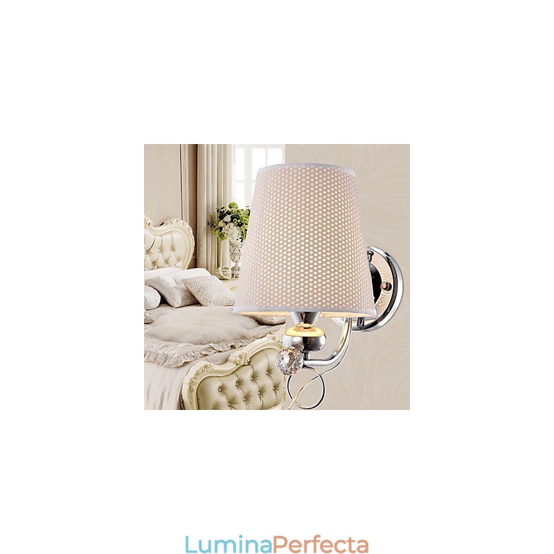 Aplice de perete cu lumini în sus cu electroplacare, modernă, contemporană