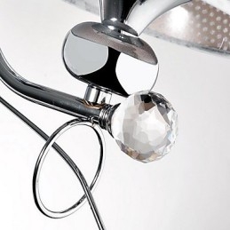 Aplice de perete cu lumini în sus cu electroplacare, modernă, contemporană