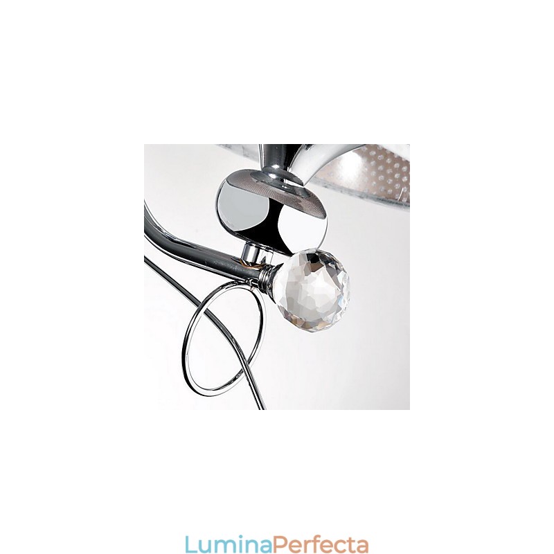 Aplice de perete cu lumini în sus cu electroplacare, modernă, contemporană