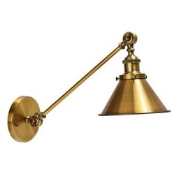 Applique de perete din metal de epocă, montată în lumină retro industrială, abajur de lampă, corpuri de iluminat de noapte reglabile