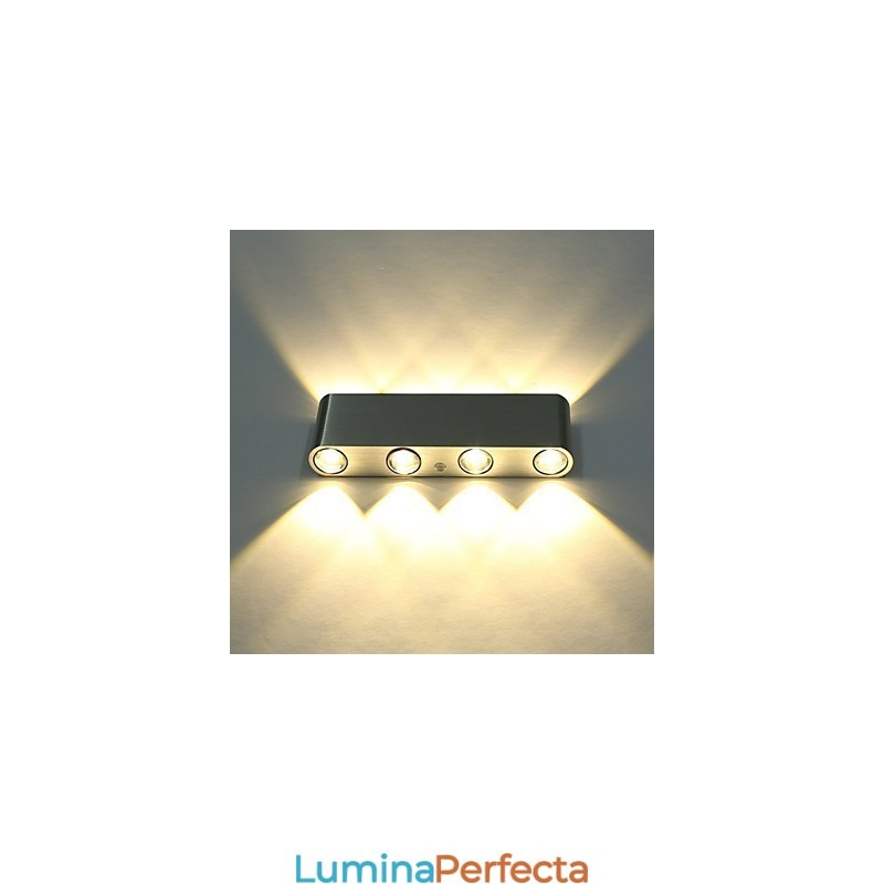 Lampă de perete modernă Lampă de perete pentru hol interior Iluminat decorativ din aluminiu integrat