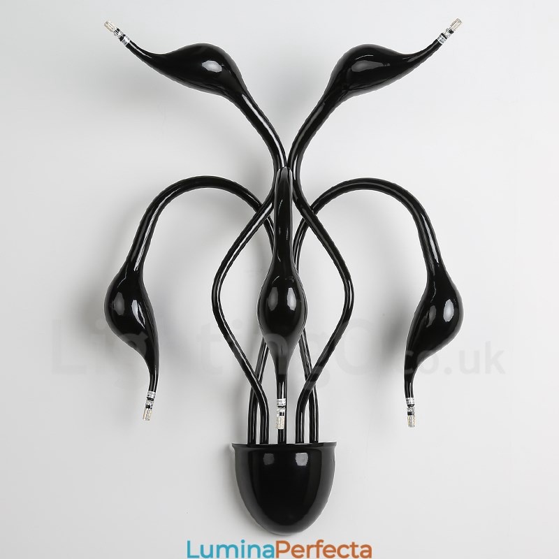 Cap de lebădă Modern Contemporan Multi culori Lumină ambientală Aplice de perete Aplice