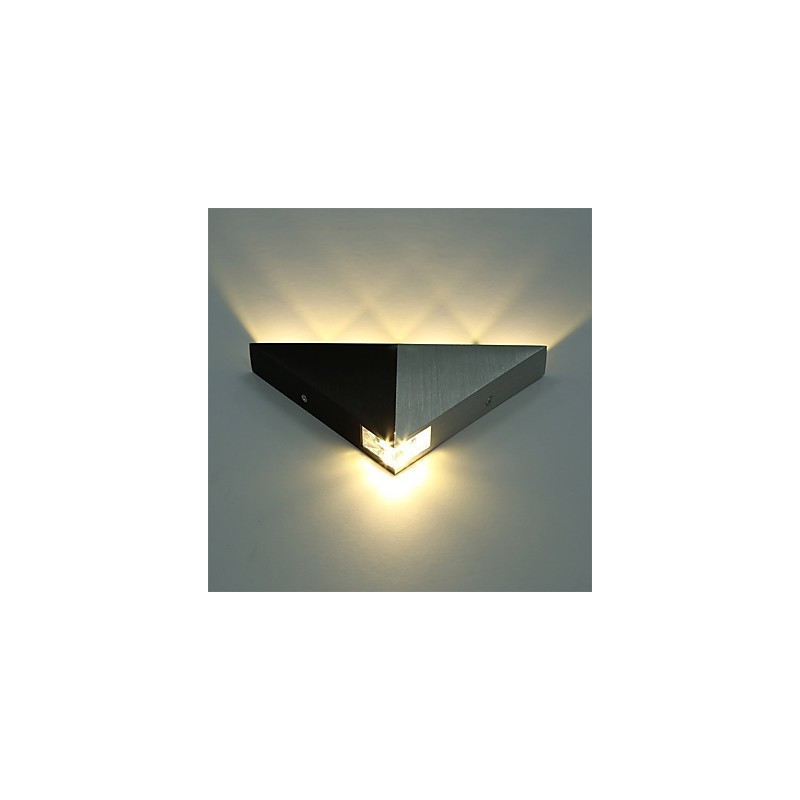 Lampă de perete triunghiulară modernă, hol interior, sus în jos, lampă de perete, iluminat decorativ din aluminiu, pentru studio, restaurant