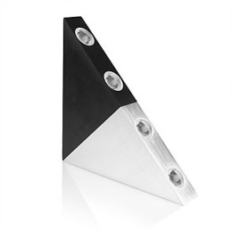 Lampă de perete triunghiulară modernă, hol interior, sus în jos, lampă de perete, iluminat decorativ din aluminiu, pentru studio, restaurant