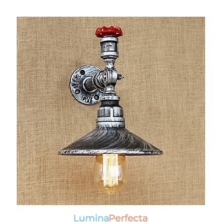 Caracteristică de pictură rustic Lodge pentru aplice de perete cu lumină ambientală Lumină de perete argintie Caracteristică de pictură rustic Lodge pentru aplice de perete cu lumină ambientală Lumină de perete argintie