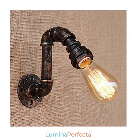 Nostalgia Țeavă de apă simplă Lampă decorativă de perete mică Nostalgia Țeavă de apă simplă Lampă decorativă de perete mică