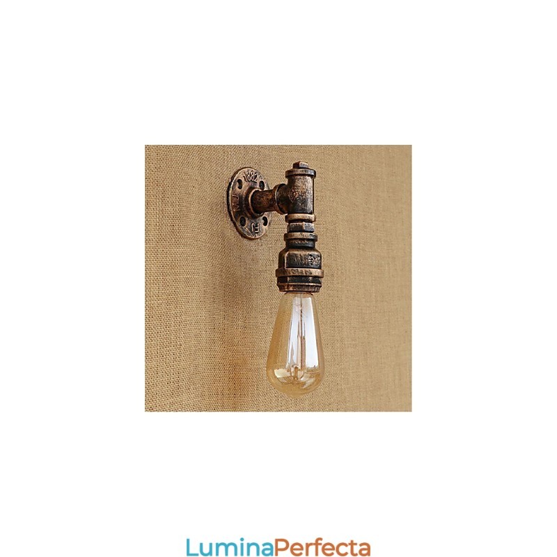 Caracteristică de pictură rustic Lodge pentru aplice de perete cu lumină ambientală