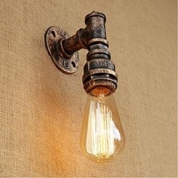 Caracteristică de pictură rustic Lodge pentru aplice de perete cu lumină ambientală