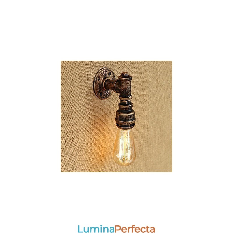 Caracteristică de pictură rustic Lodge pentru aplice de perete cu lumină ambientală