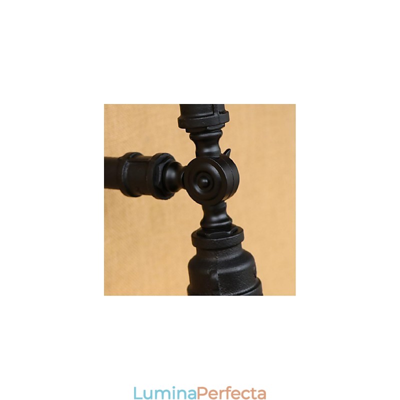 Caracteristică de pictură rustic Lodge pentru aplice de perete cu lumină ambientală Aplice de perete neagră