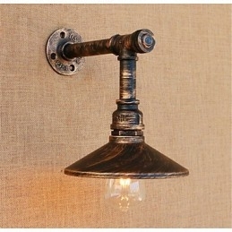 Rustic Lodge Country Antique Alama Caracteristică pentru lumină ambientală Aplice de perete