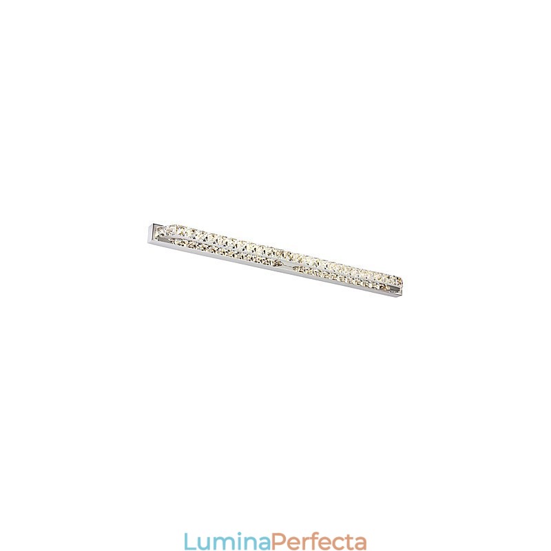 Lampă lungă cu oglindă de înaltă calitate, lumini pentru baie, lumini de perete din metal și cristal