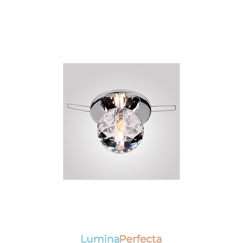 Montaj încastrat în metal cromat în stil mini cristal modern contemporan