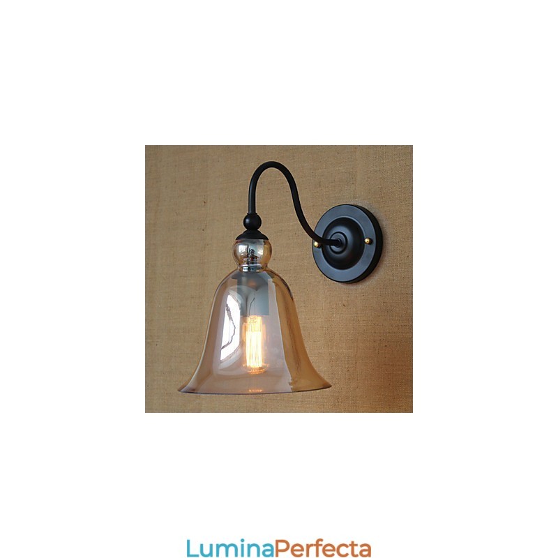 Rurală americană rurală minimalistă sufragerie hol aplice de perete din sticlă decorată