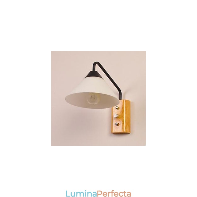 Japoneză Coreeană Verandă Scări Dormitor Noptieră Lampă de Perete Sticlă Lemn