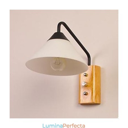 Japoneză Coreeană Verandă Scări Dormitor Noptieră Lampă de Perete Sticlă Lemn