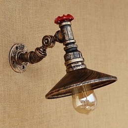 Caracteristică de pictură retro country pentru lumini cu braț oscilant cu lumini rotative în stil mini