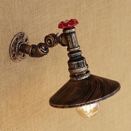Caracteristică de pictură retro country pentru lumini cu braț oscilant cu lumini rotative în stil mini