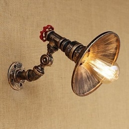 Caracteristică de pictură retro country pentru lumini cu braț oscilant cu lumini rotative în stil mini