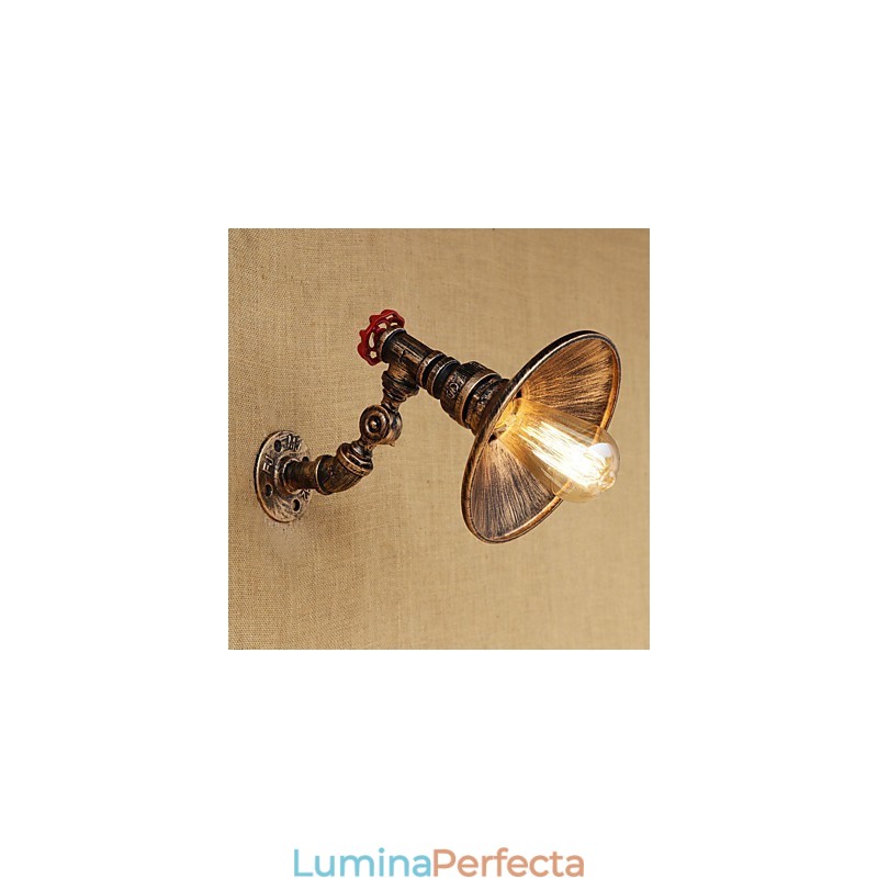 Caracteristică de pictură retro country pentru lumini cu braț oscilant cu lumini rotative în stil mini