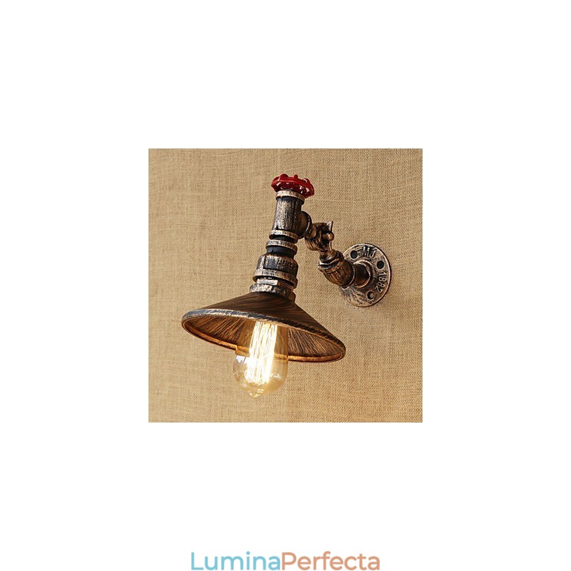 Caracteristică de pictură retro country pentru lumini cu braț oscilant cu lumini rotative în stil mini