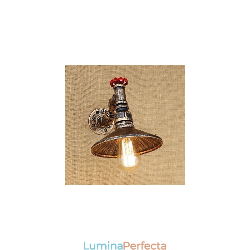 Caracteristică de pictură retro country pentru lumini cu braț oscilant cu lumini rotative în stil mini