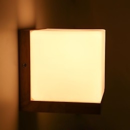 Aplice din lemn Abajur din sticla 110V SAU 220V Noutate Tara