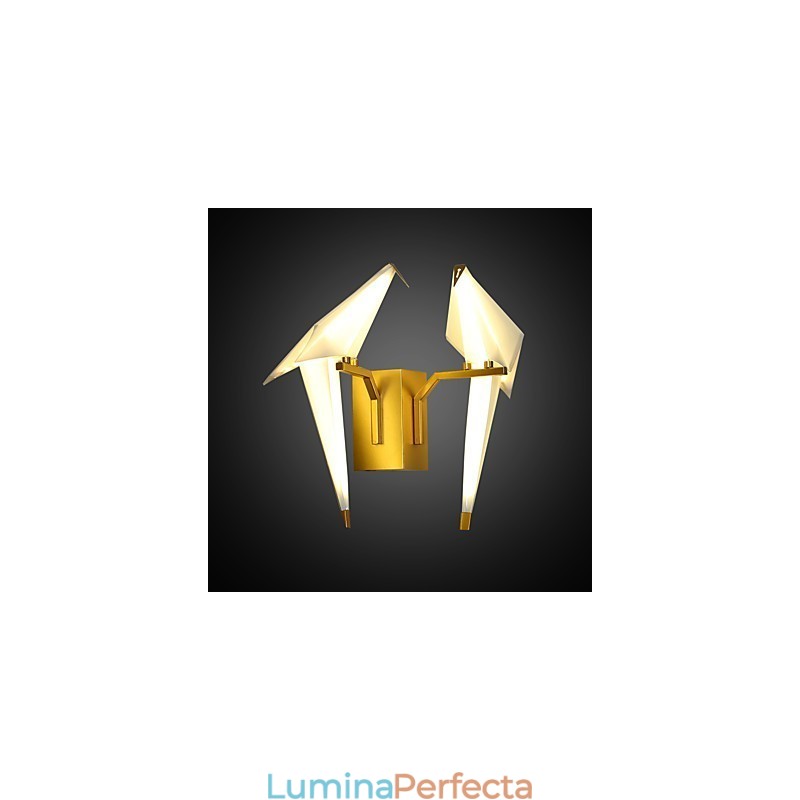 Caracteristică contemporană galvanizată pentru aplice de perete cu iluminare în jos