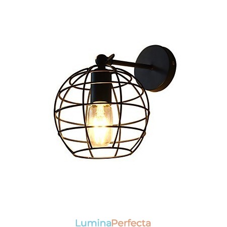 Bricks Hollow Round Iron Lampă de perete Dumb Black American Decoration Lightsaber Lamp On Wall Bricks Hollow Round Iron Lampă de perete Dumb Black American Decoration Lightsaber Lamp On Wall