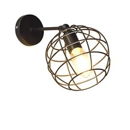 Bricks Hollow Round Iron Lampă de perete Dumb Black American Decoration Lightsaber Lamp On Wall