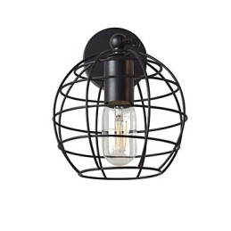 Bricks Hollow Round Iron Lampă de perete Dumb Black American Decoration Lightsaber Lamp On Wall