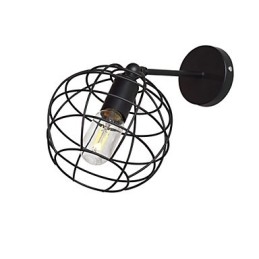 Bricks Hollow Round Iron Lampă de perete Dumb Black American Decoration Lightsaber Lamp On Wall