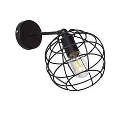 Bricks Hollow Round Iron Lampă de perete Dumb Black American Decoration Lightsaber Lamp On Wall