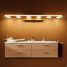 Contemporan modern integrat pentru iluminat de baie de perete