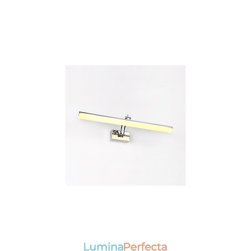 Funcție cromată modernă și contemporană integrată pentru lumină ambientală Iluminat pentru baie