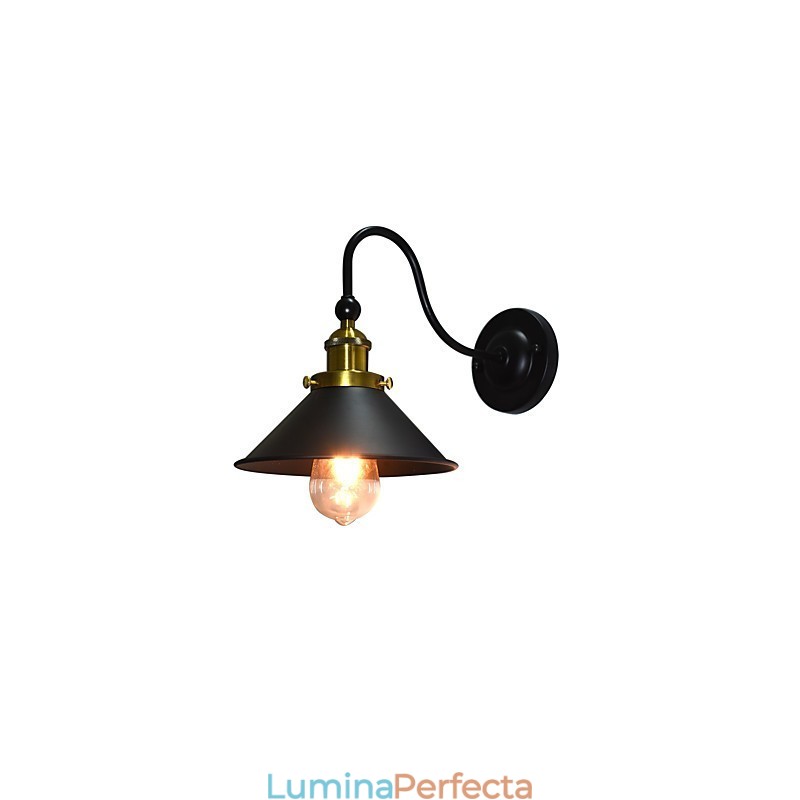 Aplice Aplice Perete Perete Fier Lampă Dumb Neagră Lightsaber Lampă Pe Perete