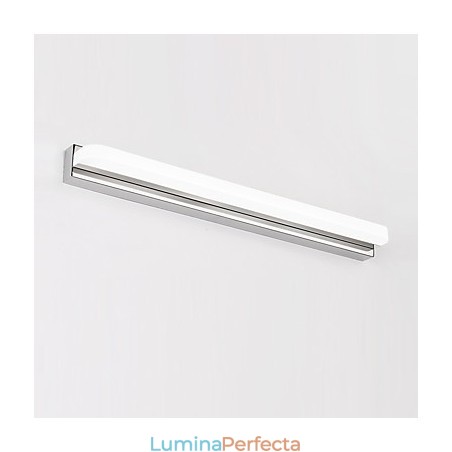 Funcție cromată modernă și contemporană integrată pentru lumină ambientală Iluminat pentru baie Funcție cromată modernă și contemporană integrată pentru lumină ambientală Iluminat pentru baie