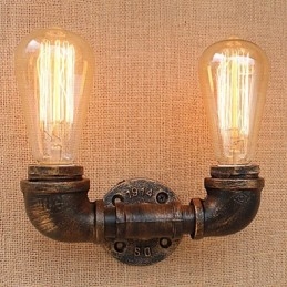Caracteristică de pictură retro country pentru stil mini aplice de perete cu lumină ambientală