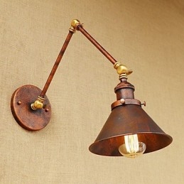 Lampă de perete din alamă, de epocă, industrială, de perete, iluminat pentru casă, decor interior, aplice de perete
