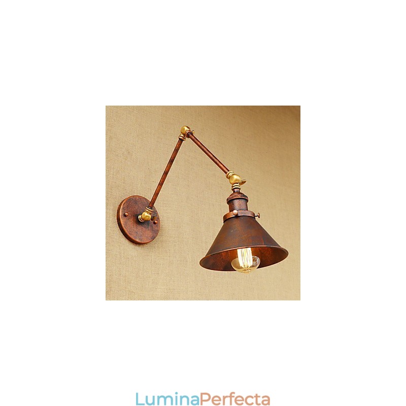 Lampă de perete din alamă, de epocă, industrială, de perete, iluminat pentru casă, decor interior, aplice de perete