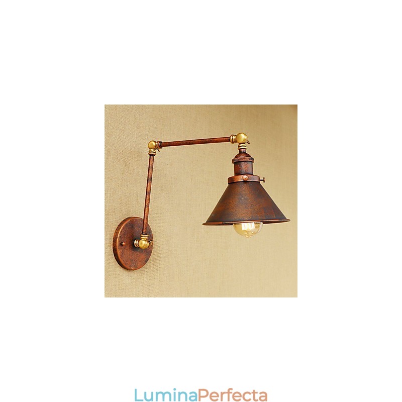 Lampă de perete din alamă, de epocă, industrială, de perete, iluminat pentru casă, decor interior, aplice de perete