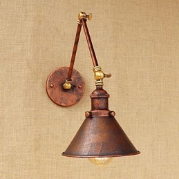 Lampă de perete din alamă, de epocă, industrială, de perete, iluminat pentru casă, decor interior, aplice de perete
