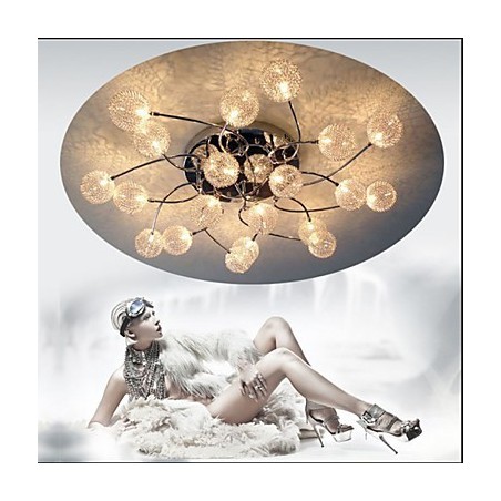 Plafoniere circulare simple Iluminare lampă din fier Plafoniere circulare simple Iluminare lampă din fier