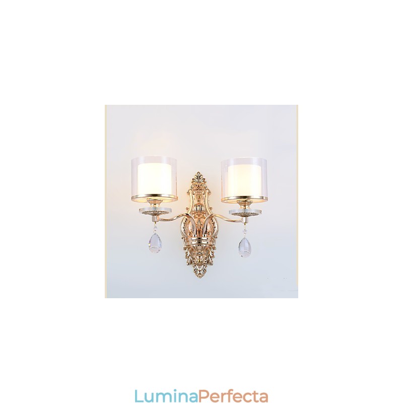Funcție galvanizată modernă și contemporană pentru protecția ochilor Lumină ambientală Aplice de perete Lampă de perete