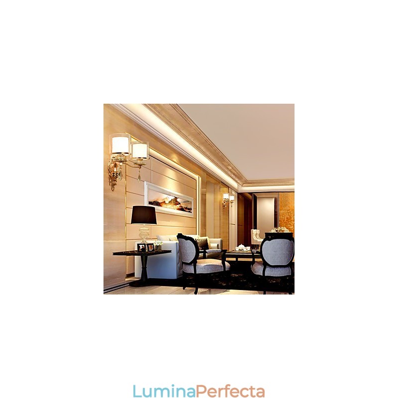 Funcție galvanizată modernă și contemporană pentru protecția ochilor Lumină ambientală Aplice de perete Lampă de perete