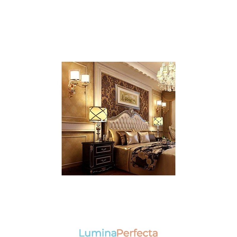 Funcție galvanizată modernă și contemporană pentru protecția ochilor Lumină ambientală Aplice de perete Lampă de perete