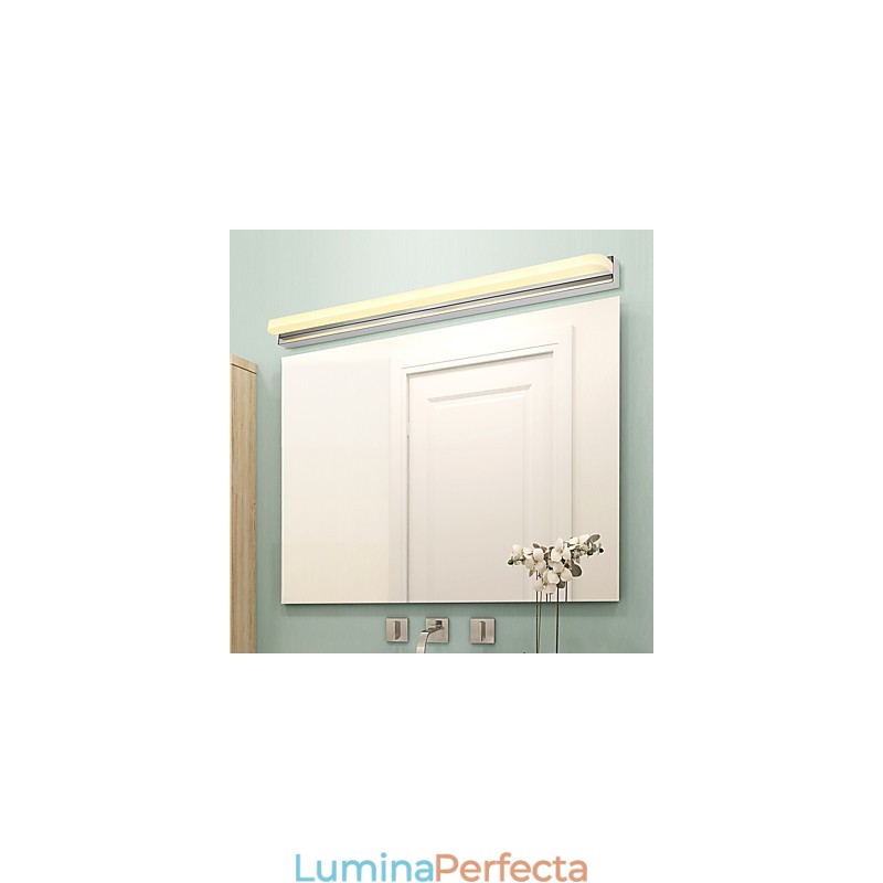 Funcție cromată modernă și contemporană integrată pentru lumină ambientală Iluminat pentru baie